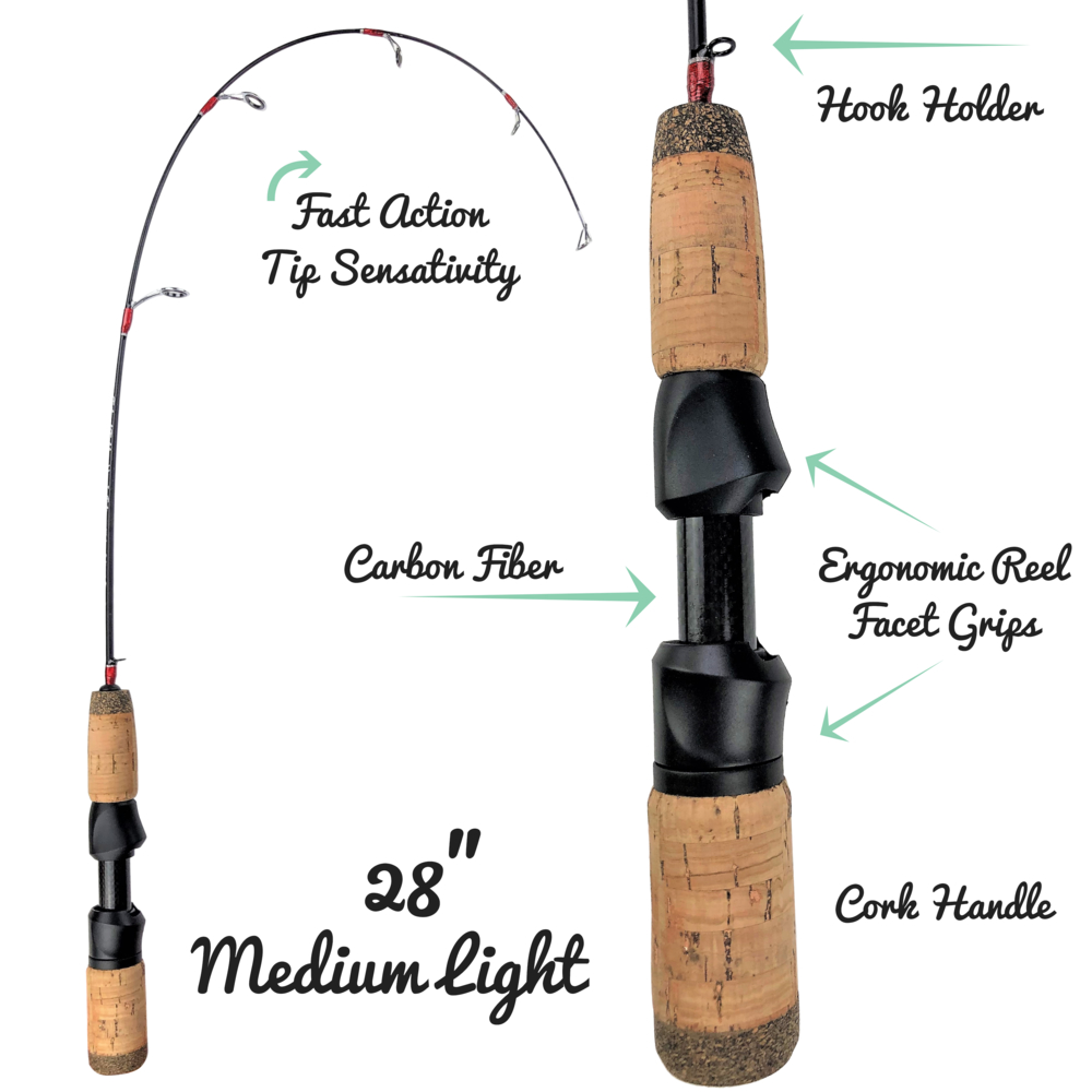 ice-fishing-rod-28-medium-light-action-walleye-perch-panfish-tailored-tackle Ice Fishing Rod Medium Light 28 Inch Combo Tailored Tackle