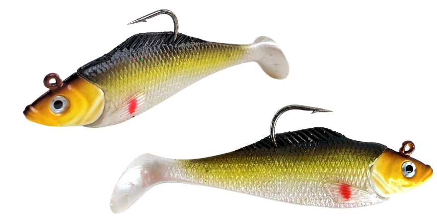 Golden Shiner Paddletail Swimbait