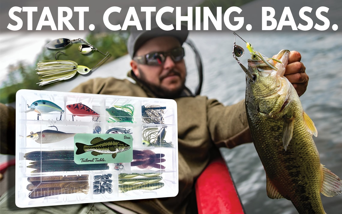 Bass Fishing Kit Book Start Catching Bass Tailored Tackle