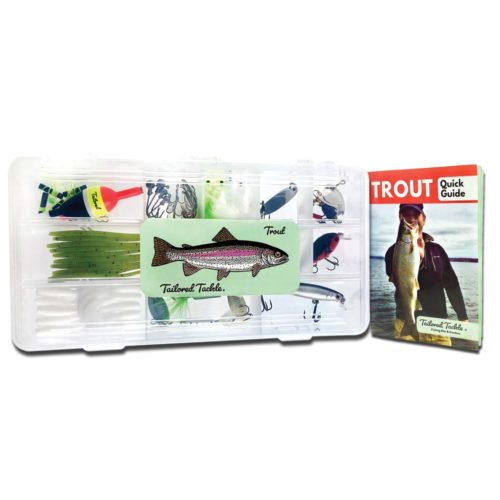 Trout Fishing Kit Lures Spinners Book Tailored Tackle 2
